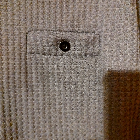 ◾🎱◾NWOT Men's Steel Smoke Charcoal Grey Waffle Knit Tee Shirt T-Shirt - 2XL - Picture 11 of 15